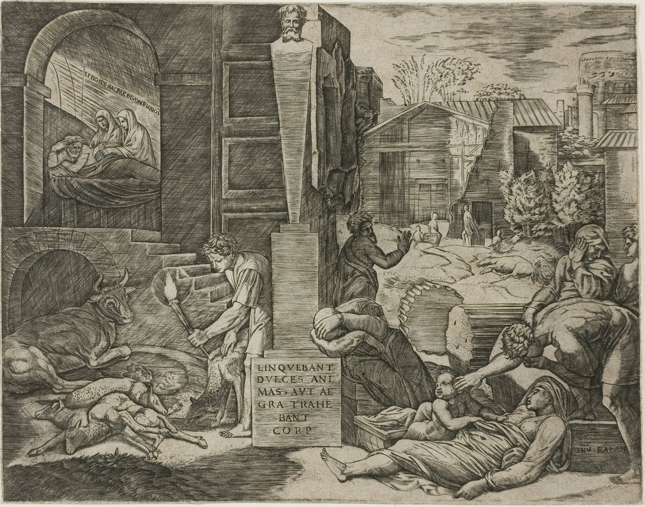 Morbetto neboli Frýgický mor od Marcantonio Raimondi