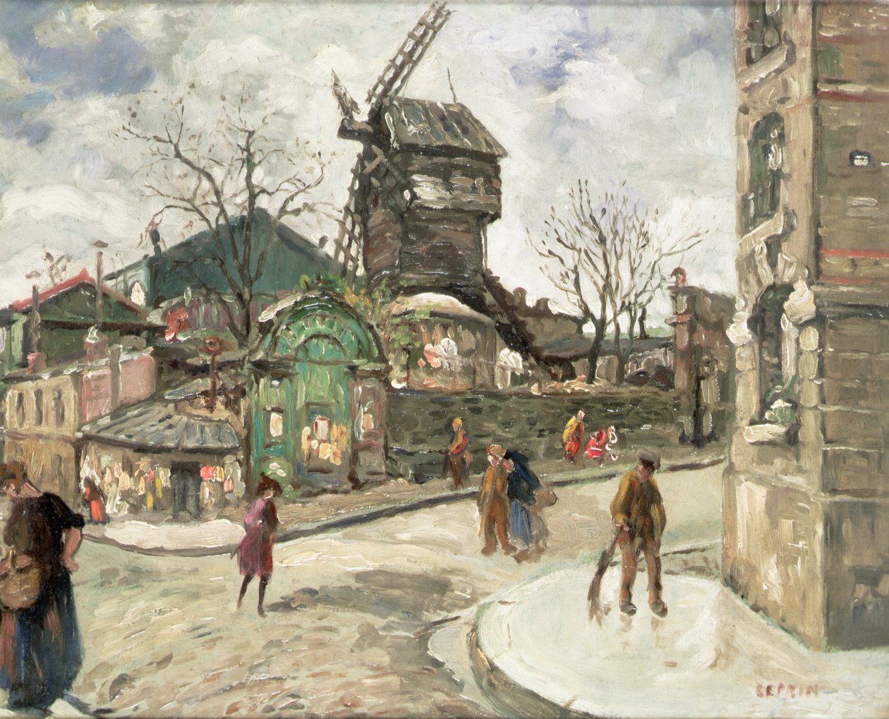 Moulin de la Galette, 1918 od Marcel Leprin