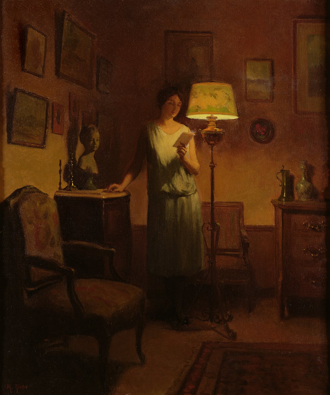 Dáma v interiéru od Marcel Rieder