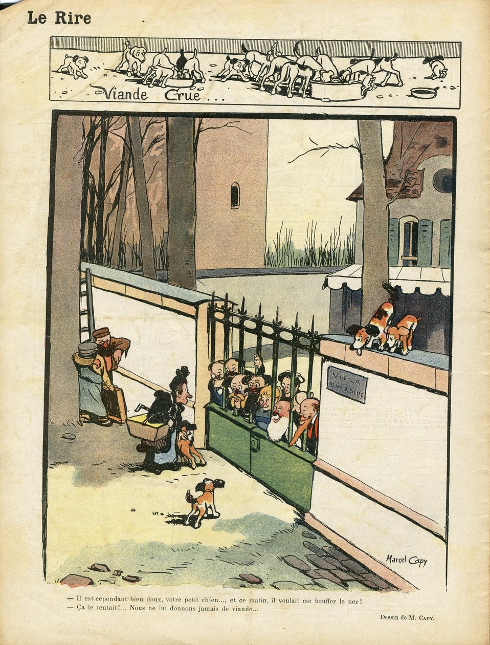 Ilustrace Marcel Capy (1865-1941) v Le Lire od Marcel Amable O.L. Capy