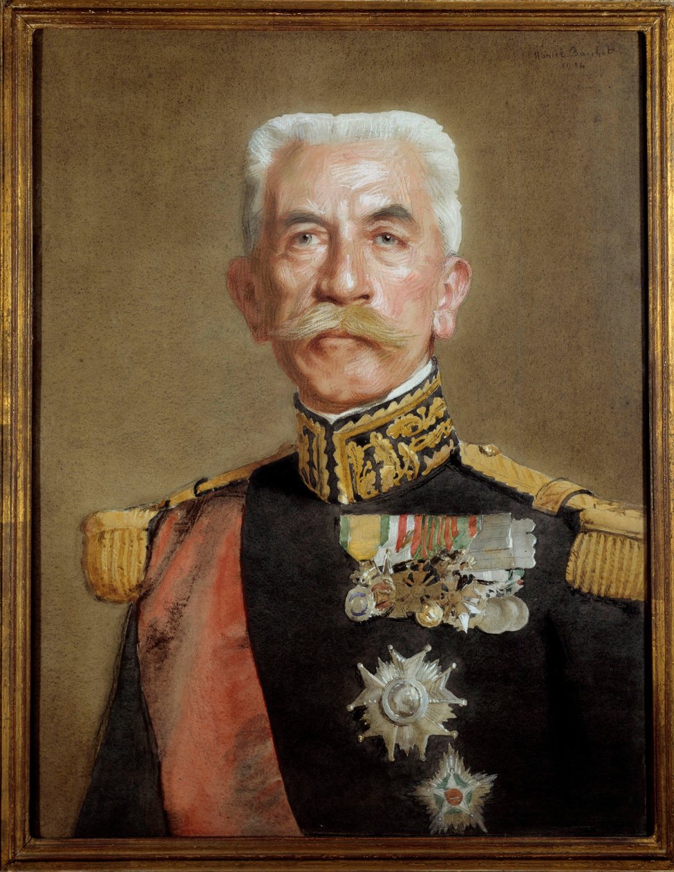 Portrét Huberta Lyauteyho, maršála Francie (Louis-Hubert-Gonzalve Lyautey od Marcel Andre Baschet