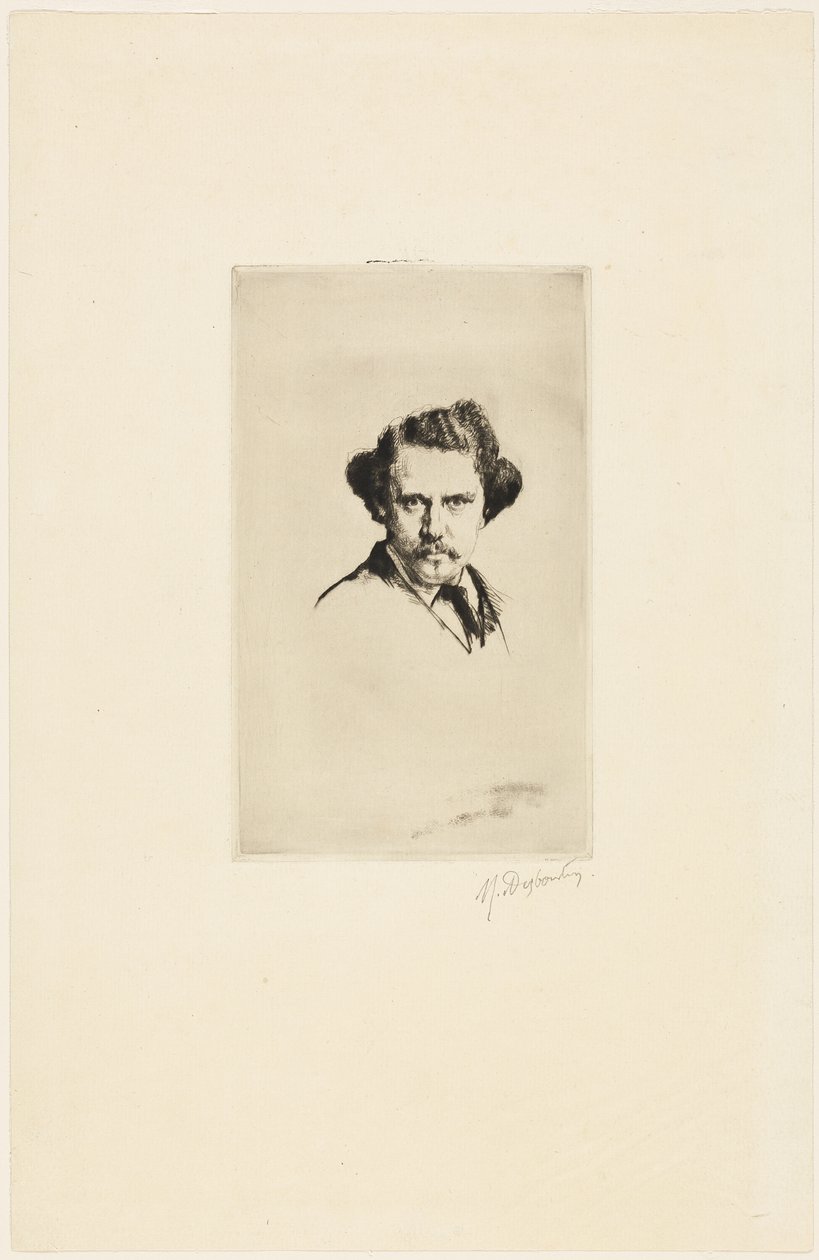 Portrét Alfreda Cadarta od Marcellin Gilbert Desboutin