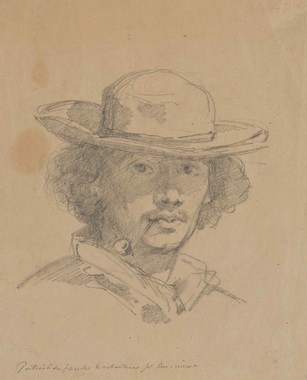 Autoportrét. od Marcellin Gilbert Desboutin