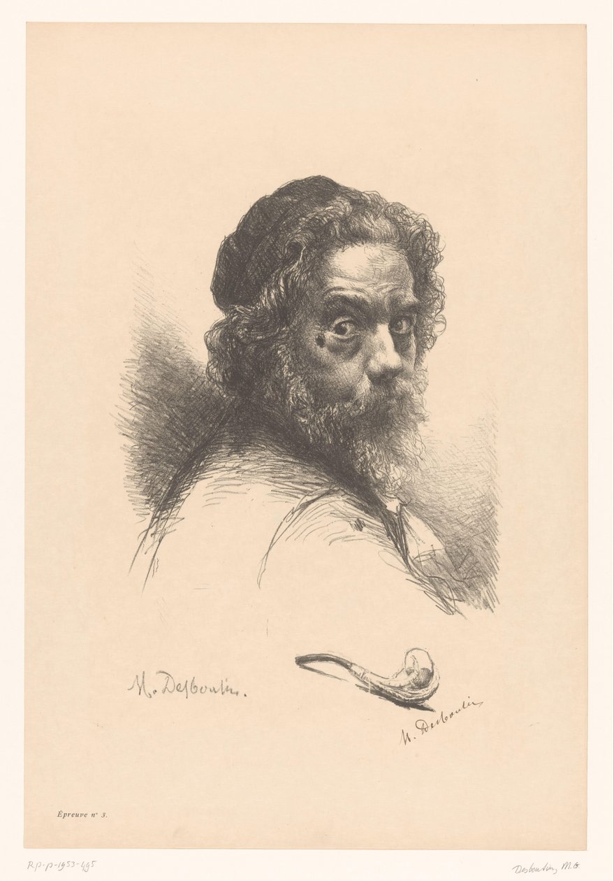Autoportrét od Marcellin Gilbert Desboutin