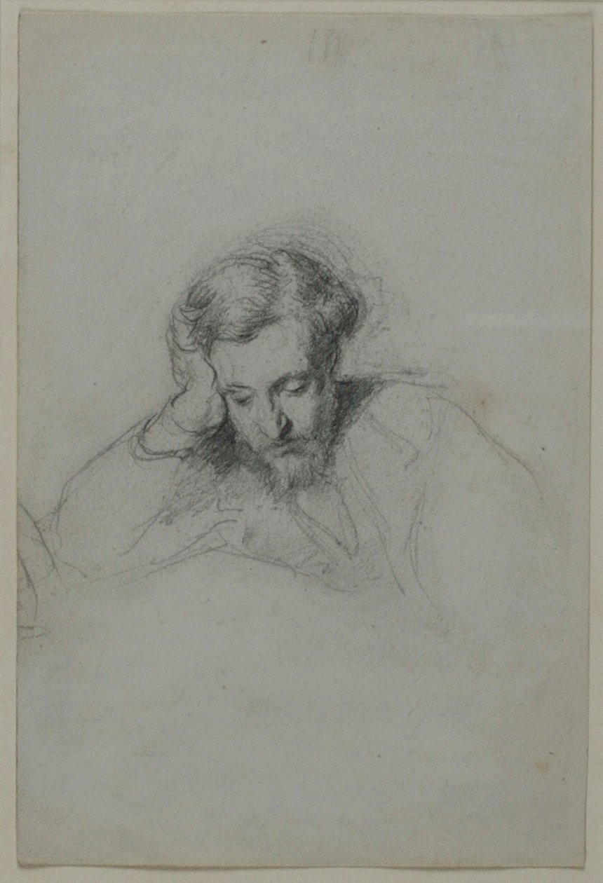 Portrét básníka Heinricha Heineho 1797-1856, 1853 od Marcellin Gilbert Desboutins