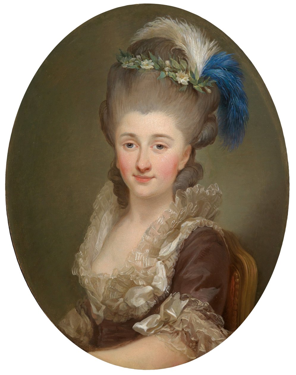 Portrét hraběnky Konstancji Tyszkiewicz, rozené princezny Poniatowska od Marcello Bacciarelli