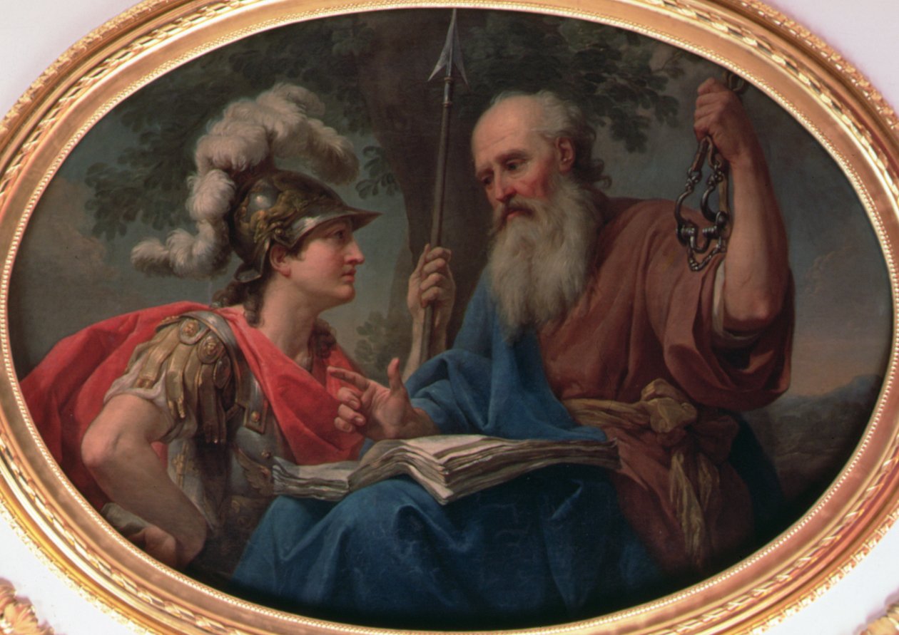 Moudrost, cca 1777 (olej na plátně) od Marcello Bacciarelli