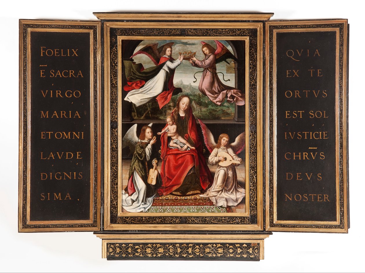Triptych Korunovace Panny Marie od Marcellus Coffermans