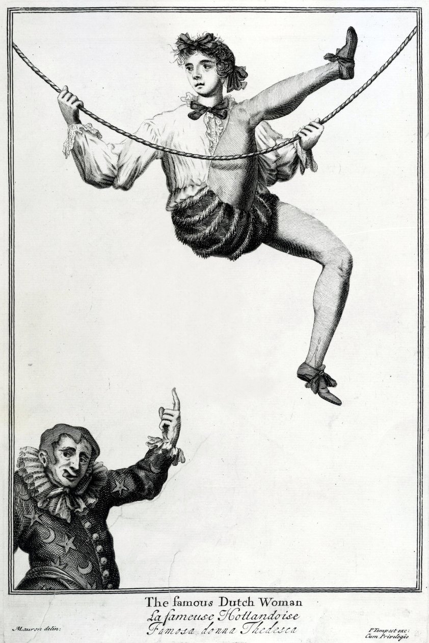 Bartholomew Fair, Londýn: Slavná Holanďanka od Marcellus the Elder Laroon