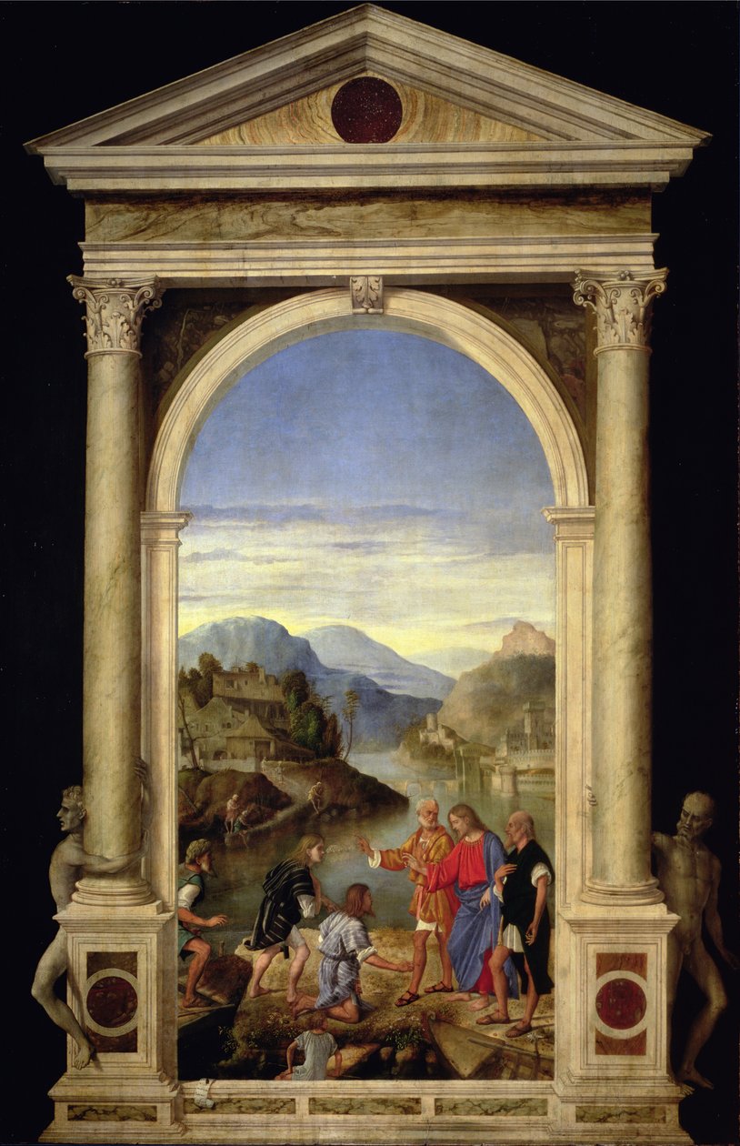 Pomazání Zebedeových synů Jakuba a Jana, 1515 (panel) od Marco Basaiti