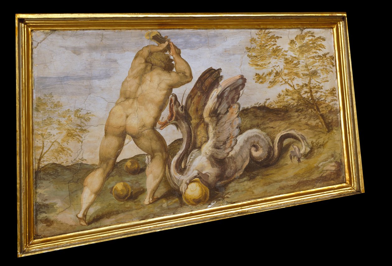 Hercules ocelí jablka z Hesperid od Marco Marchetti from Faenza