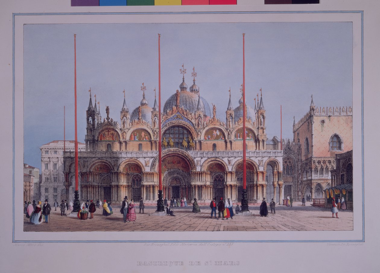 San Marco, Benátky, ryl Brizeghel od Marco Moro