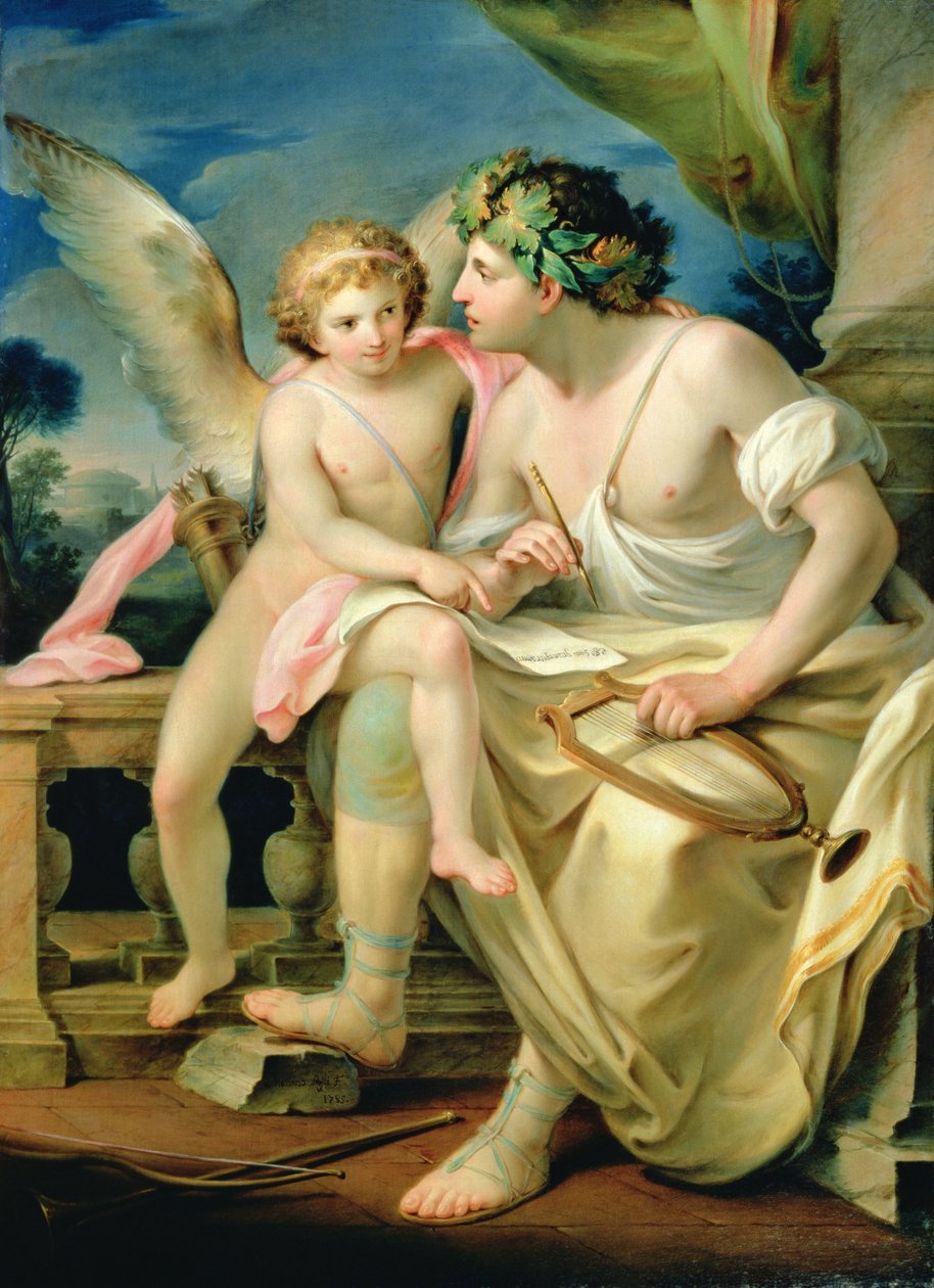 Inspirace básníka, 1785 od Marco Rossi