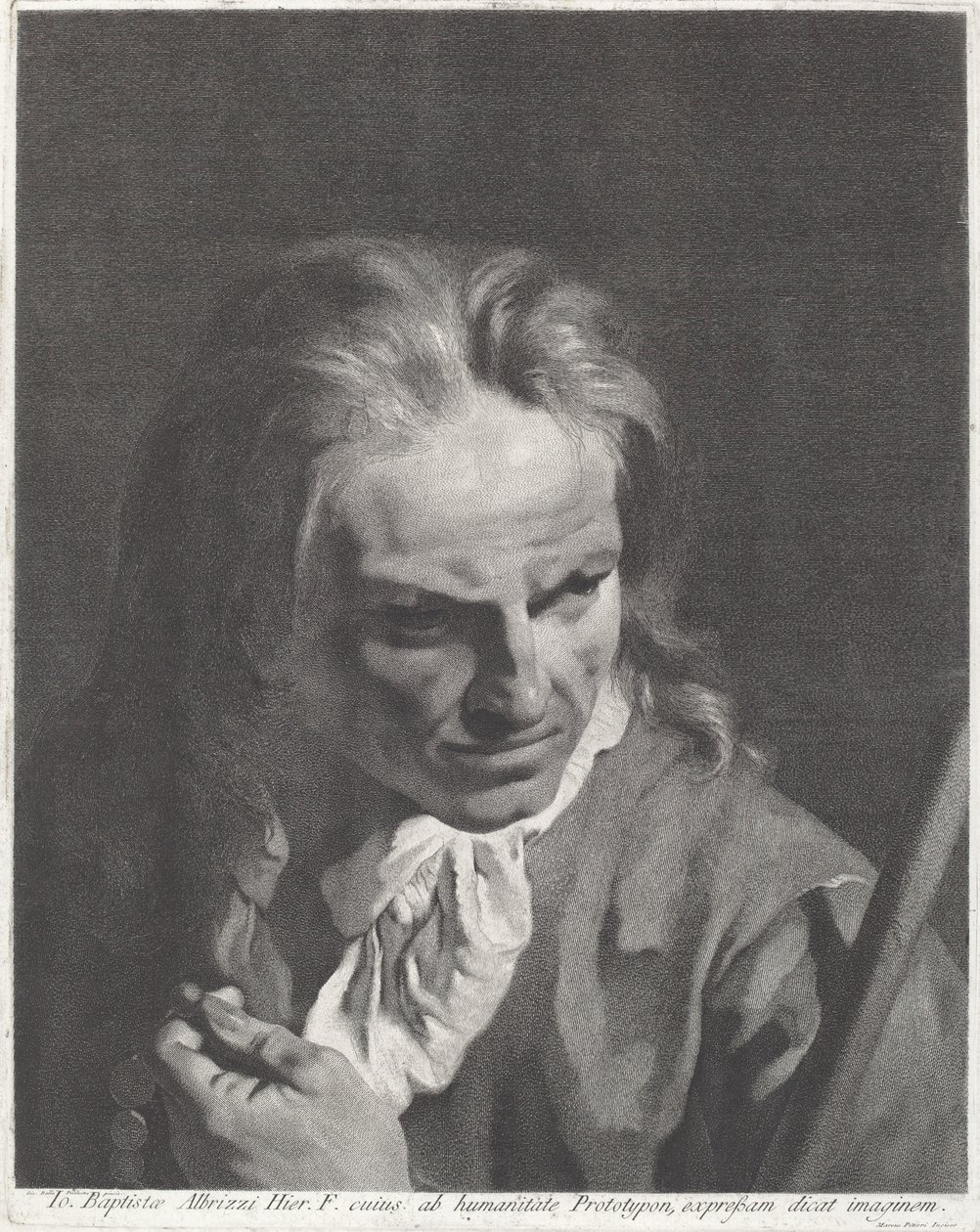 Gentleman Poutník s růžencem od Marco Alvise Pitteri after Giovanni Battista Piazzetta