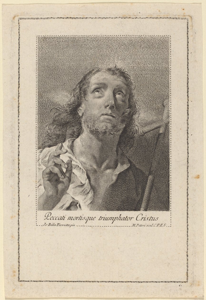Kristus vítězí nad hříchem a smrtí od Marco Alvise Pitteri after Giovanni Battista Piazzetta
