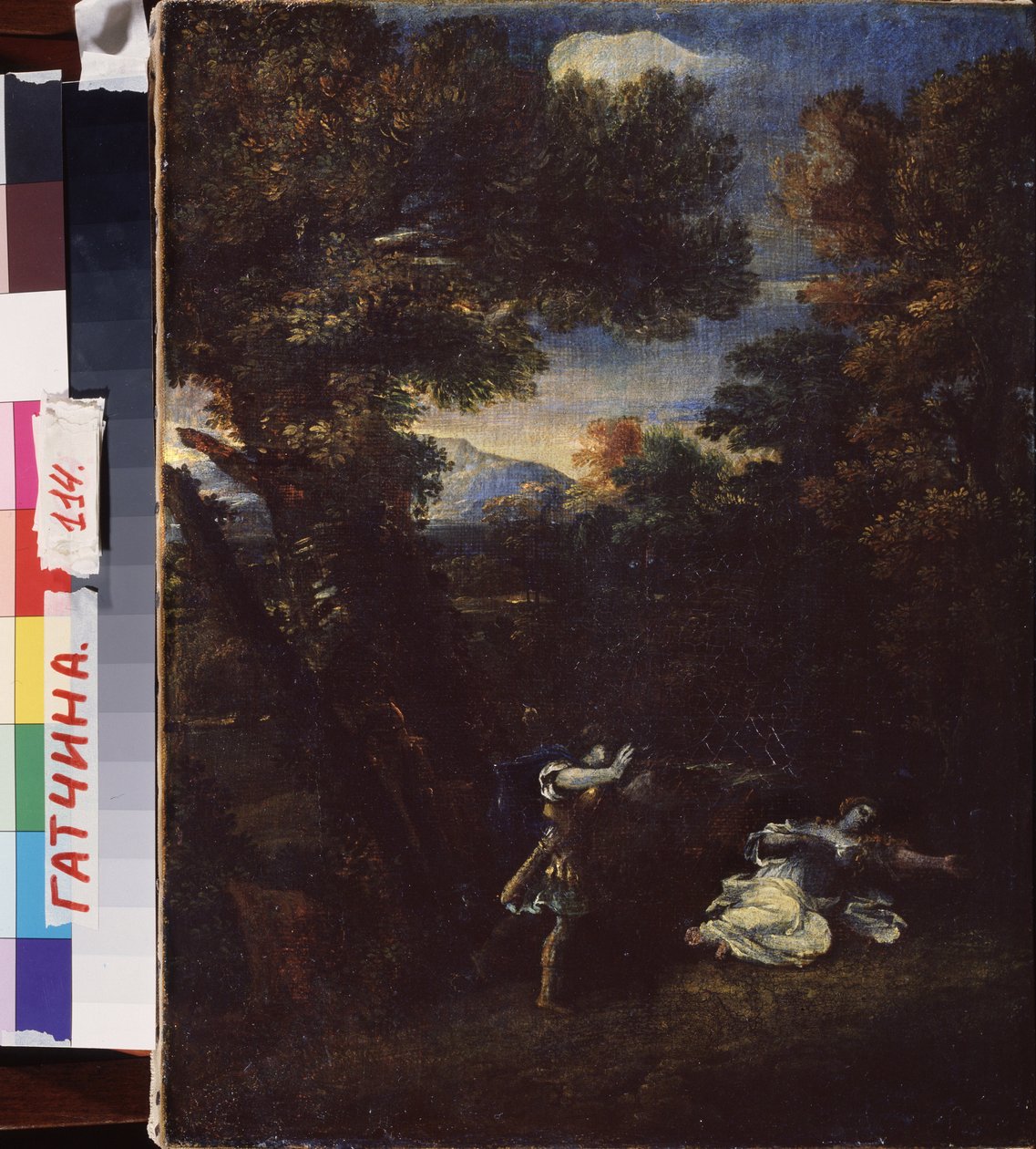 Cephalus et Procris (Cephalus a Procris). Peinture de Marcantonio Franceschini (1648-1729), huile sur toile. italské umění (Bologna) od Marcantonio Franceschini