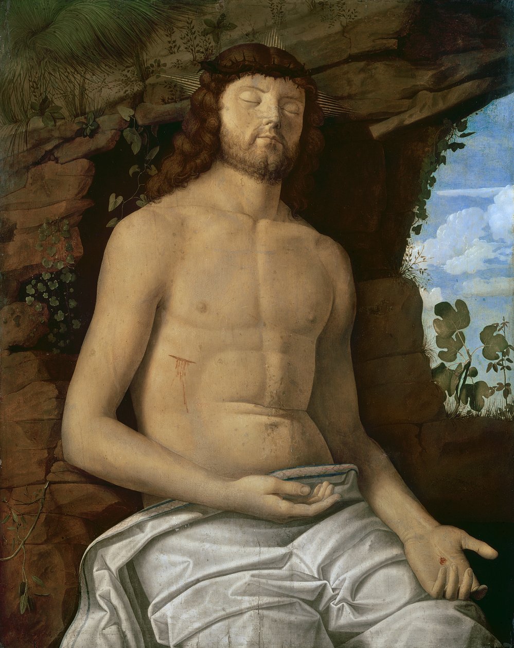 Mrtvý Kristus, kolem roku 1510 od Marco Basaiti