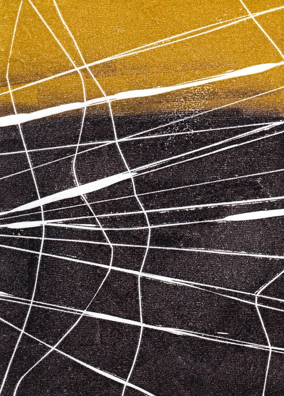 Bez názvu, 2024 (linoleum na papíře) od Marco Campedelli