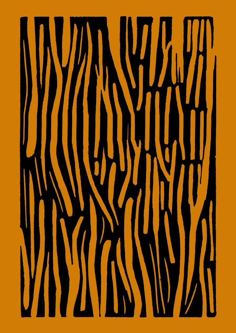 Dřevo, 2023 (linoleum na papíře) od Marco Campedelli