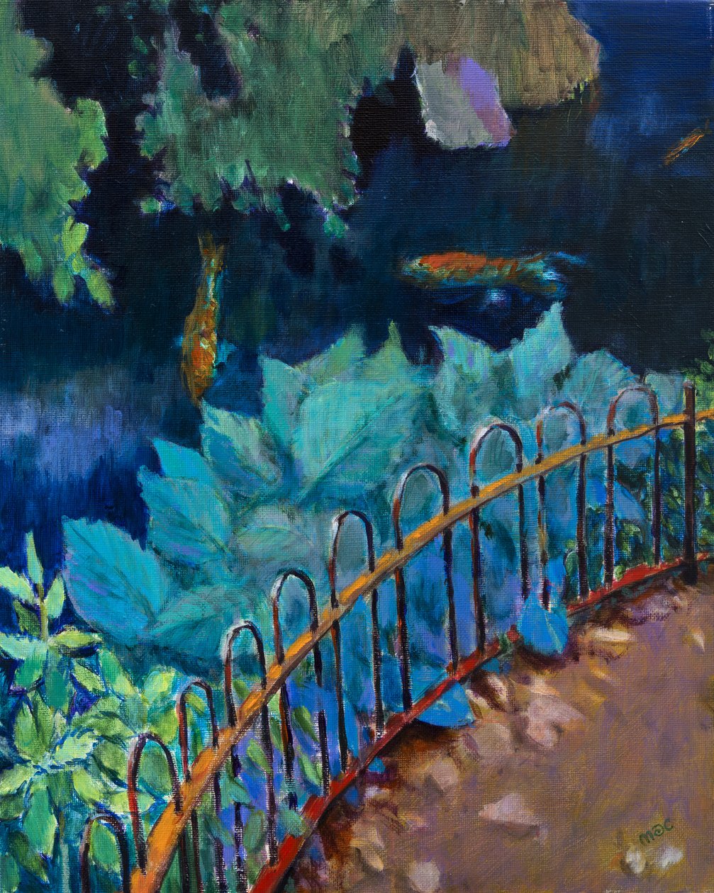 Koi a Hostas od Marco Cazzulini