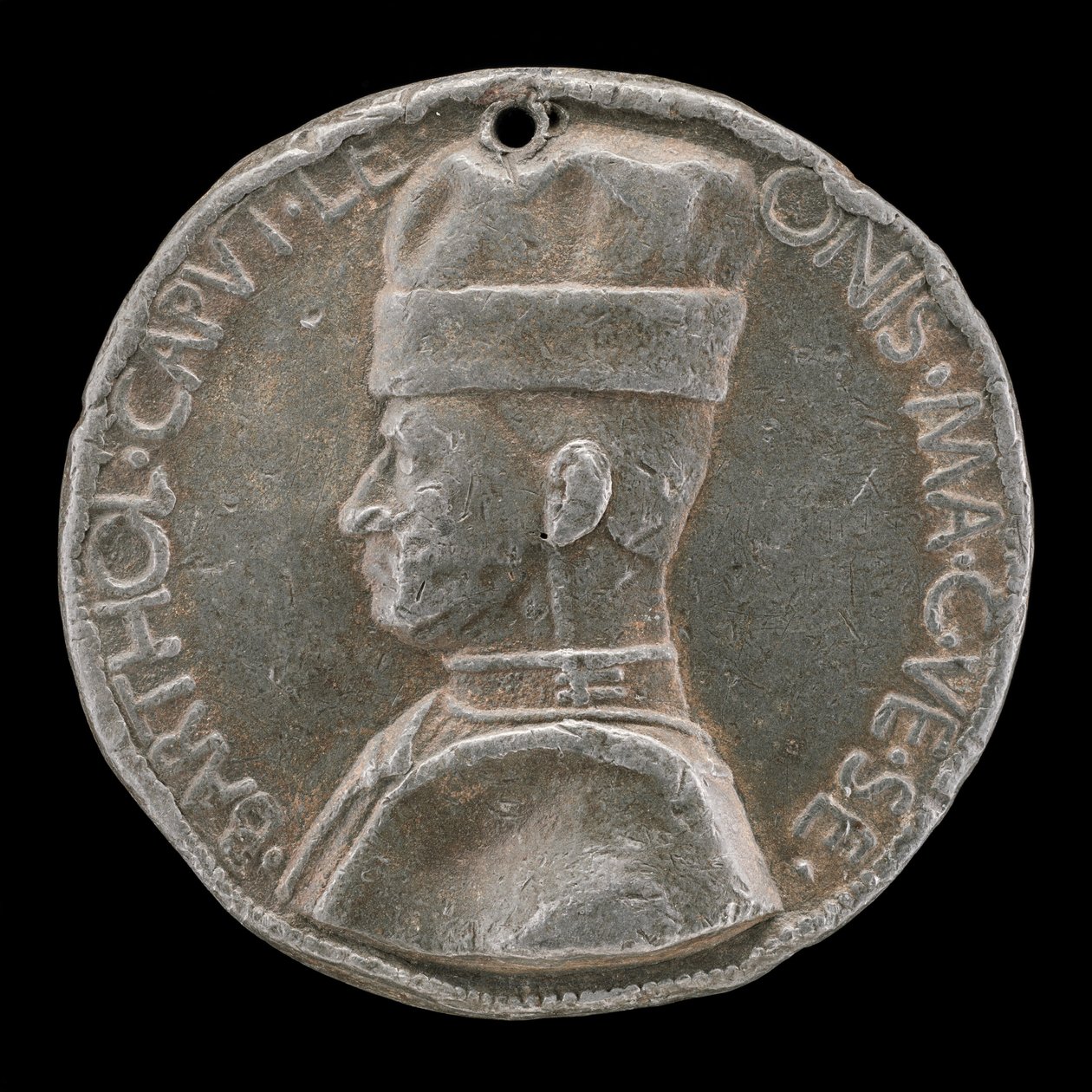 Bartolommeo Colleone z Bergama, 1400-1475, Condottiere [avers], 1454 nebo později. od Marco Guidizani
