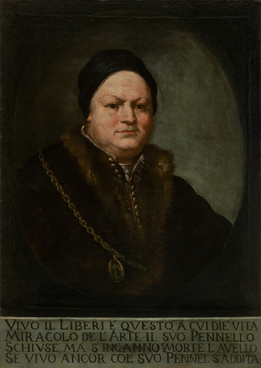 Portrét malíře Pietra Liberiho 1605-1687 od Marco Liberi