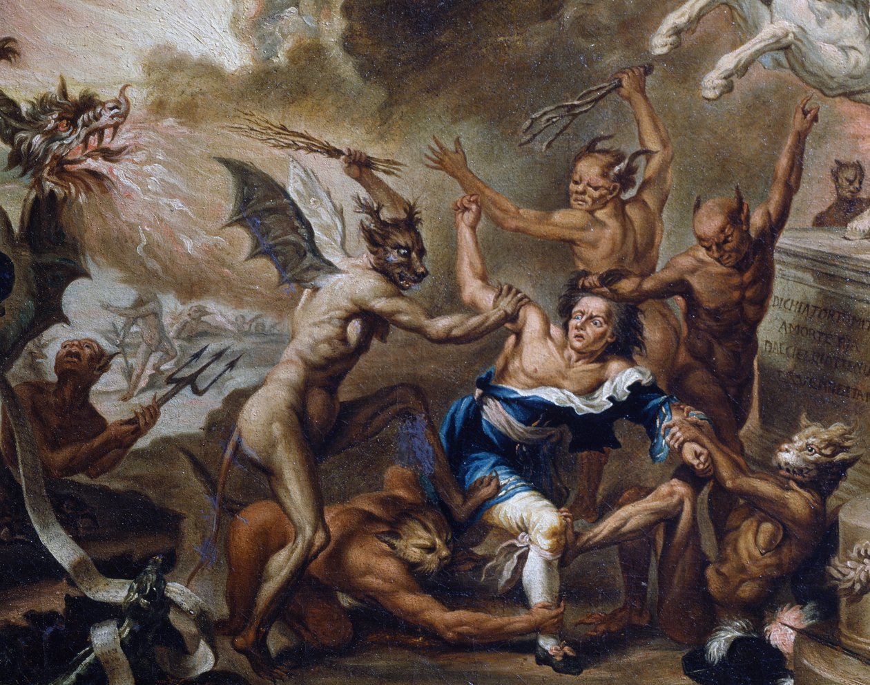 Kamenný host, Marco Marcola (1740-1793), detail, Itálie od Marco Marcola