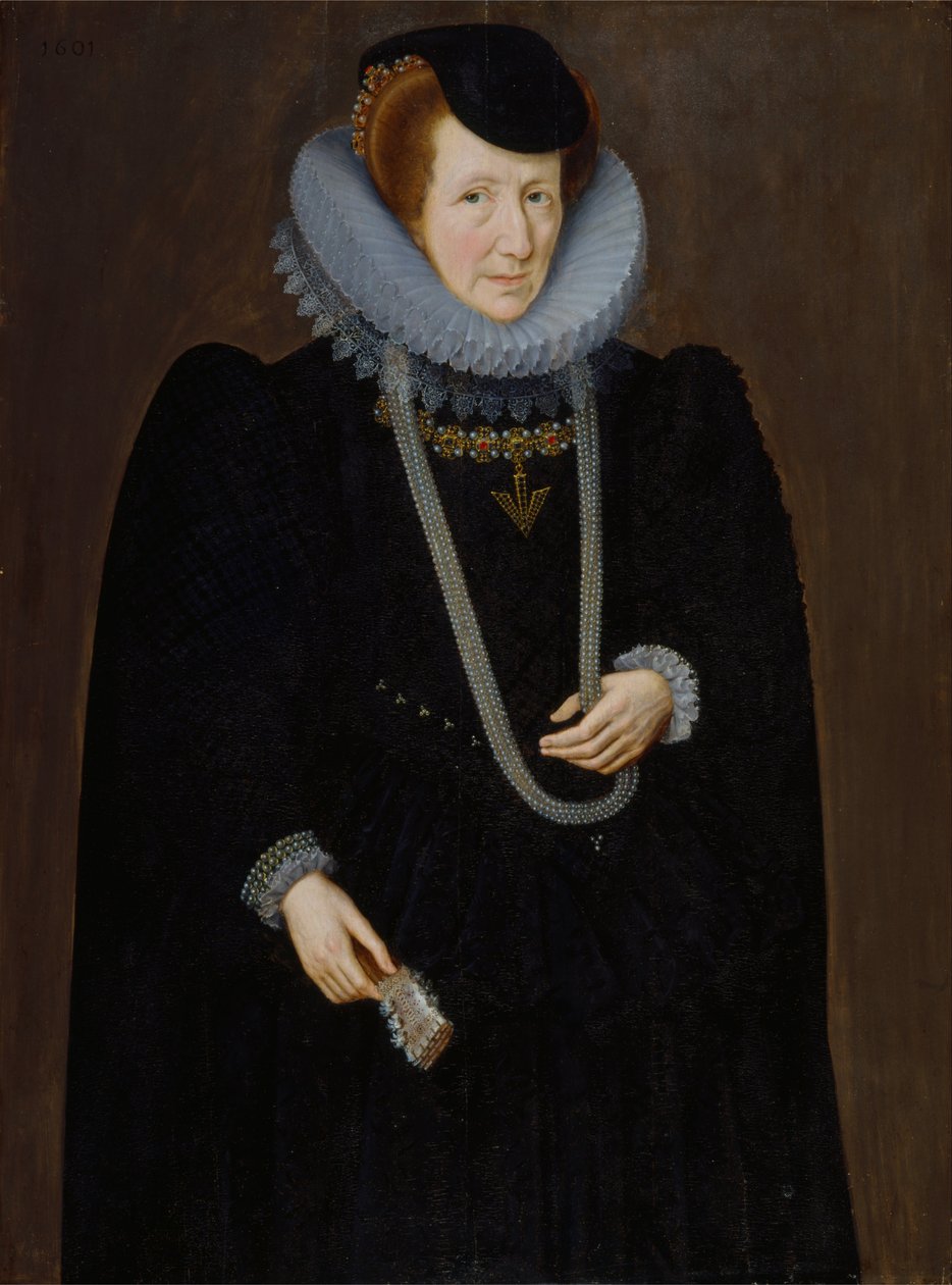 Portrét ženy, pravděpodobně Marie, Lady Scudamore od Marcus Garret Gheeraerts the Younger