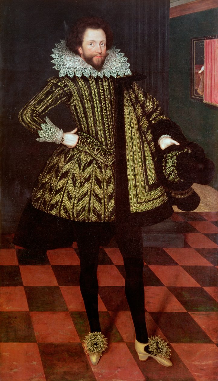 Sir John Kennedy z Barn Elms, 1614 od Marcus Garret Gheeraerts the Younger