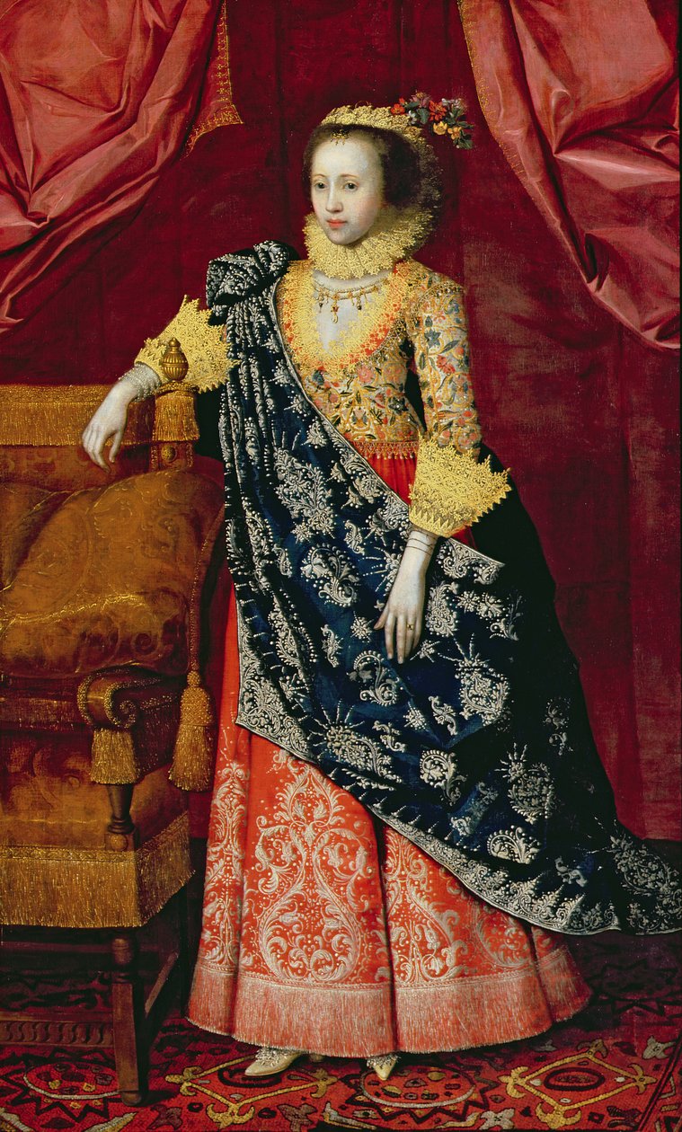Portrét dámy, zde zvané Arabella Stuart (olej na plátně) od Marcus (attr. to) Gheeraerts