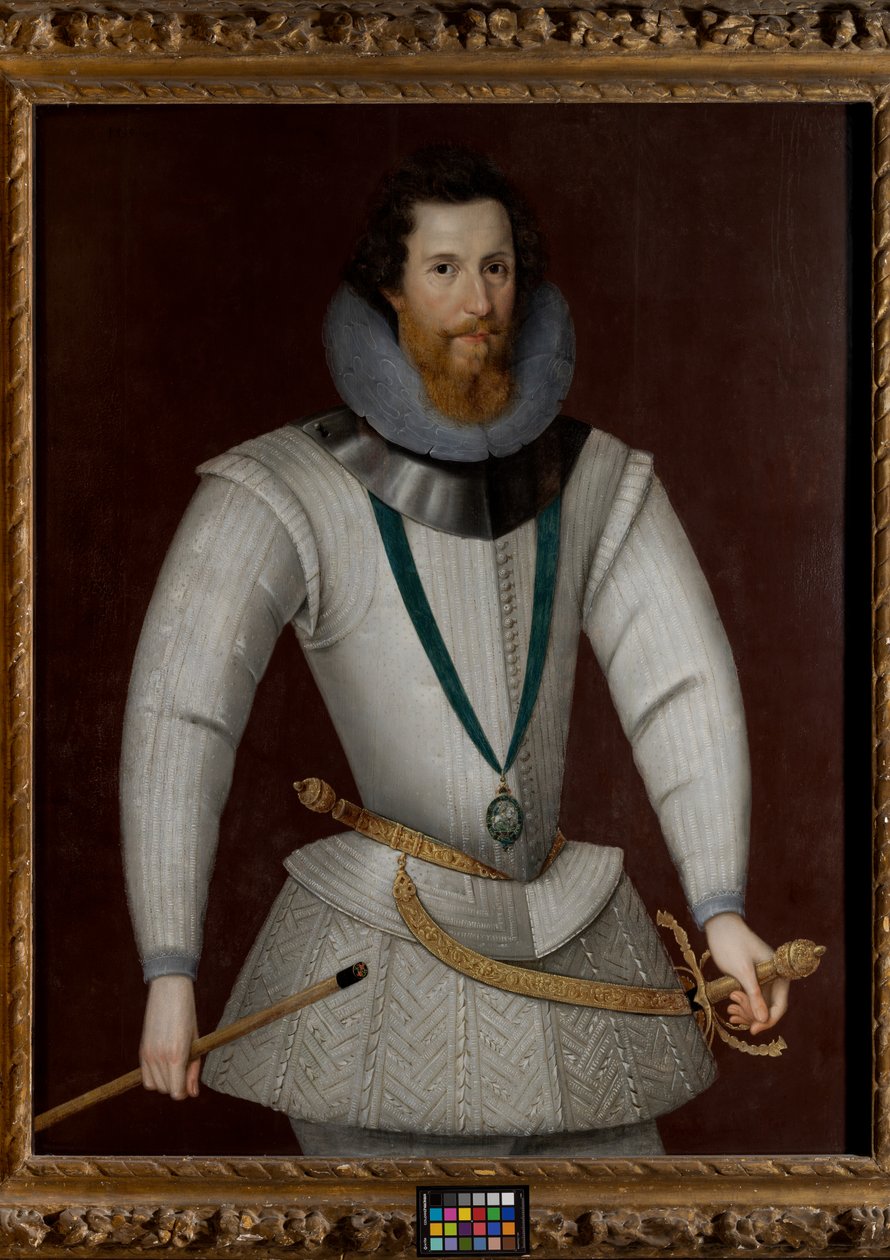 Robert Devereux, 2. hrabě z Essexu (1556-1601) od Marcus (attr. to) Gheeraerts