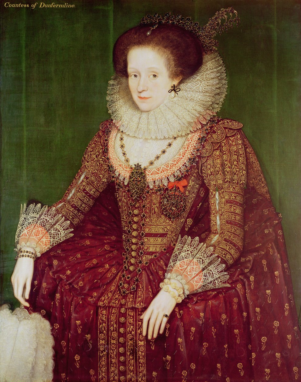Margaret Hay, hraběnka z Dunfermline od Marcus Gheeraerts