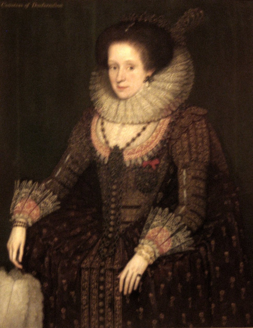 Margaret Hay, hraběnka z Dunfermline od Marcus Gheeraerts the Younger