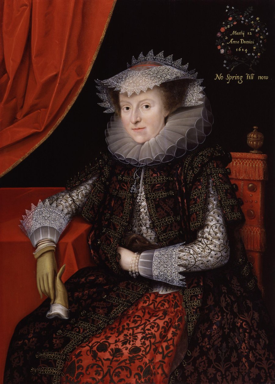 Mary, lady Scudamore od Marcus Gheeraerts the Younger