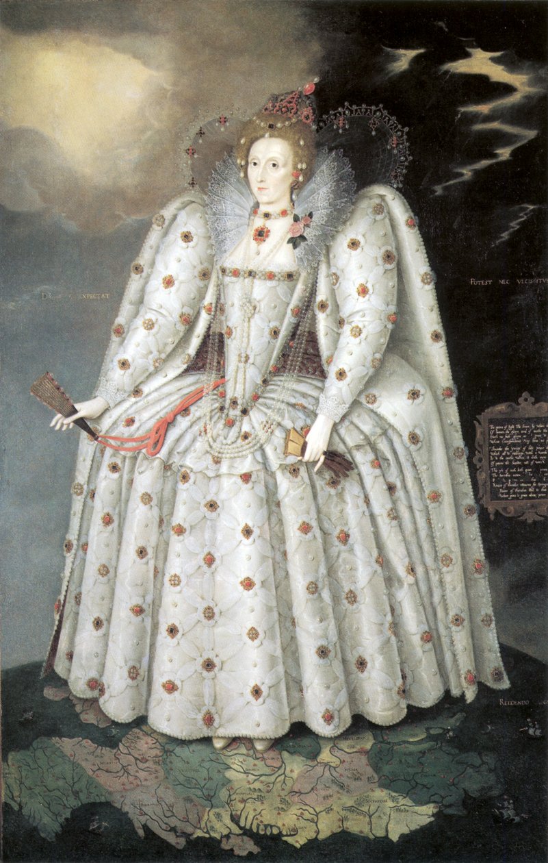 Královna Alžběta I. ("portrét z Ditchley") od Marcus Gheeraerts the Younger