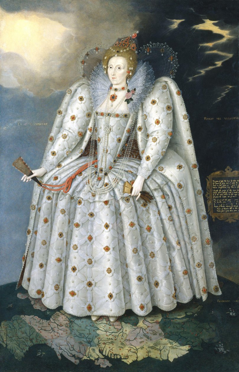 Královna Alžběta I. ("portrét z Ditchley") od Marcus Gheeraerts the Younger