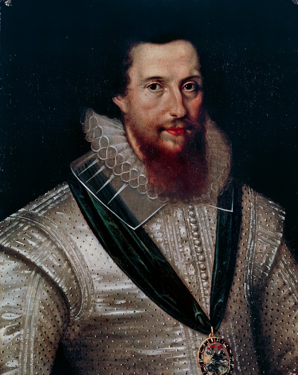 Portrét Roberta Devereuxe (1566-1601), hraběte z Essexu. od Marcus the Younger Gheeraerts