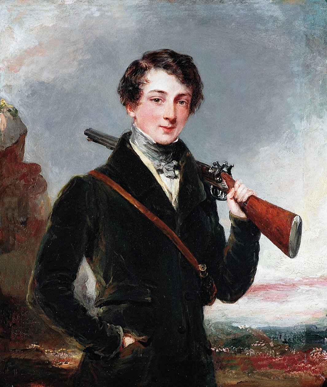Lord John Manners, později 7. vévoda z Rutlandu, kolem roku 1835 od Margaret Sarah Carpenter