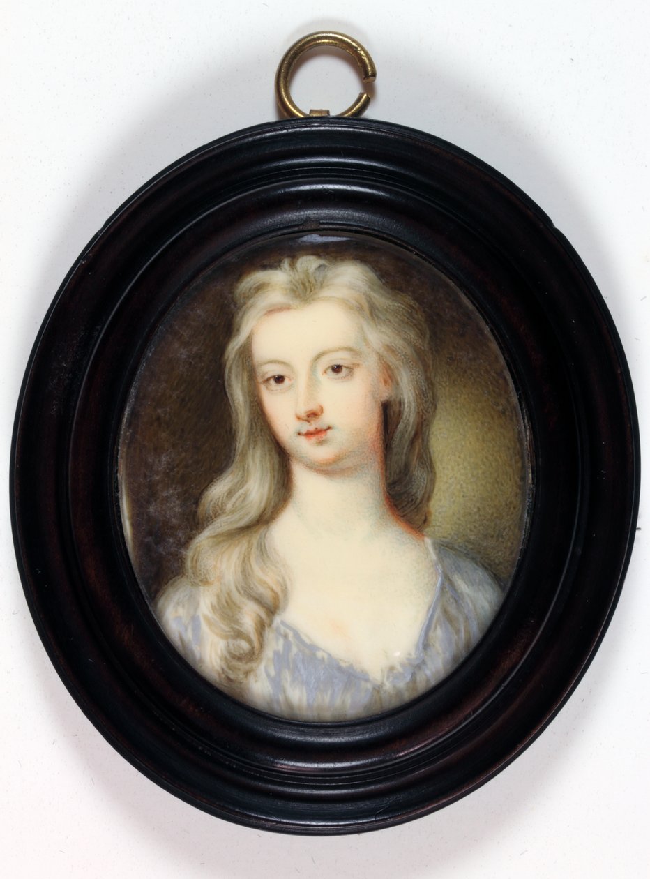 Lady Catherine (Katherine) Hyde, vévodkyně z Queensberry (smalt) od Margaret  Smith