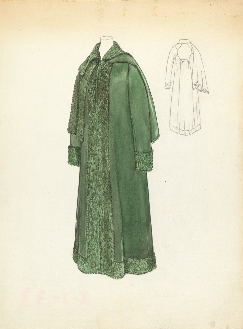 Dámský kabát, 19351942. od Margaret Concha