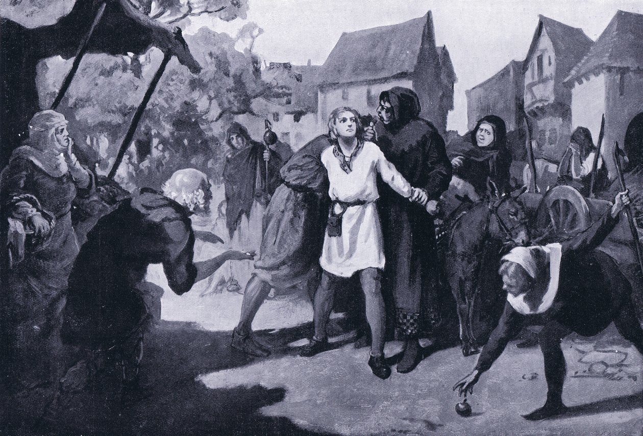 Richardsova stránka vzbuzuje podezření na trhu v Erdburgu AD1192 od Margaret Dovaston