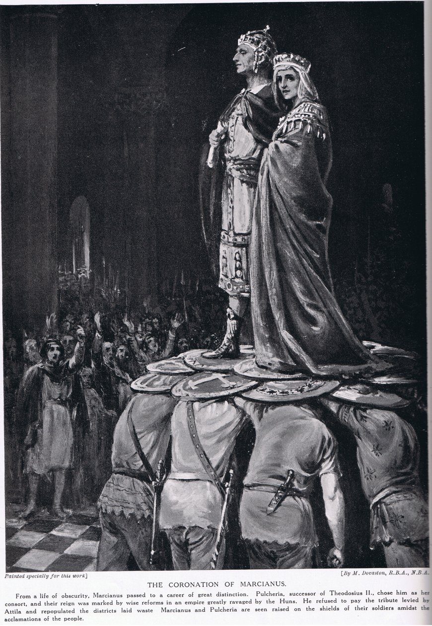 Korunovace Marciána od Margaret Dovaston