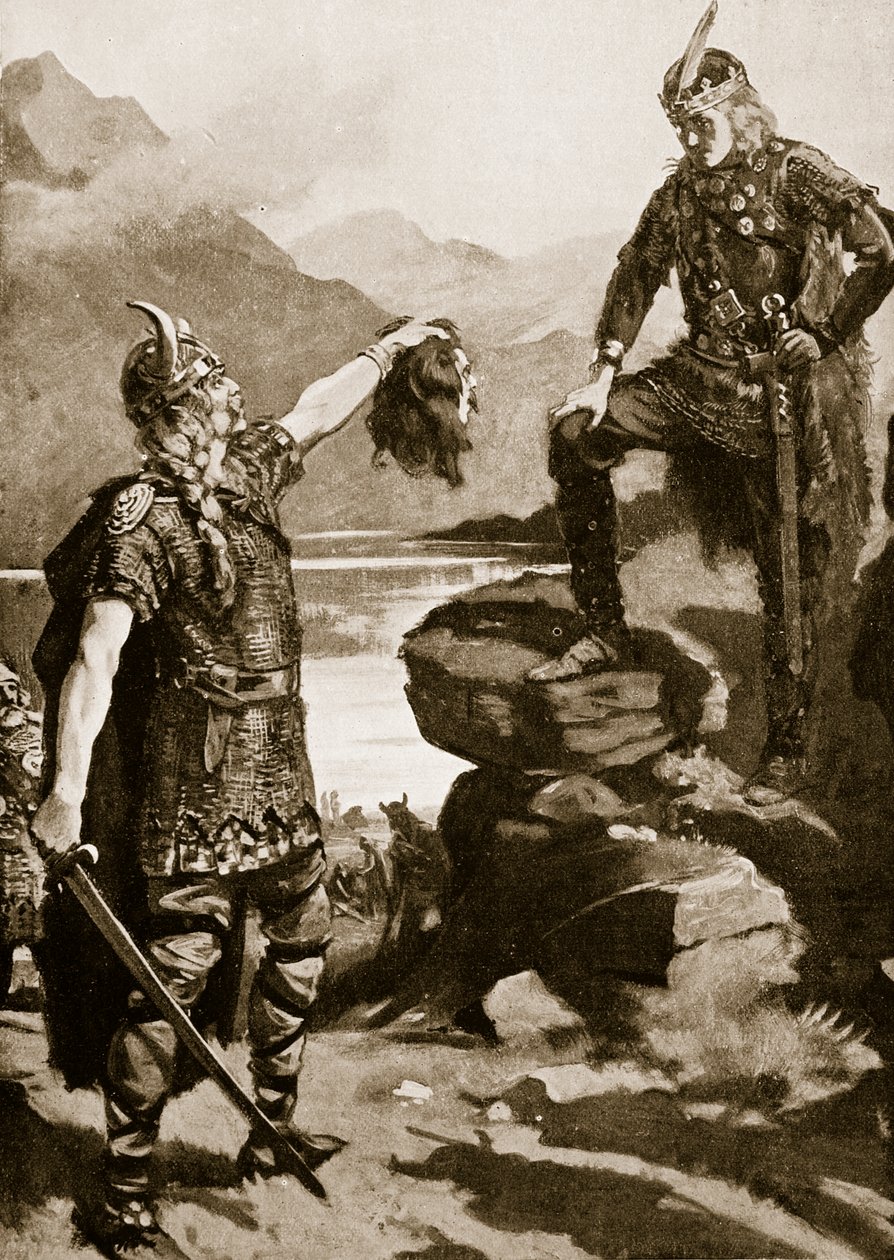 Hlava Donalda Macwilliama darovaná Alexandru II., ilustrace z knihy "Hutchinson