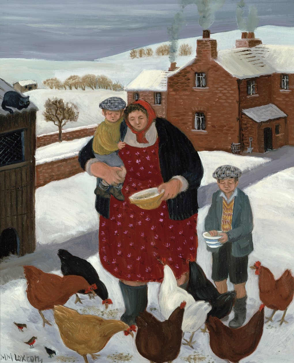 Zahrada v zimě od Margaret Loxton