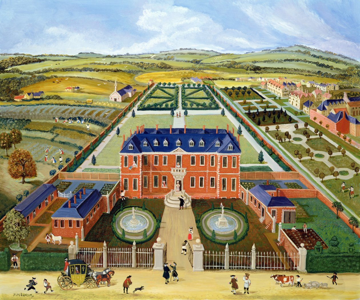 Burlington House, Londýn od Margaret Loxton
