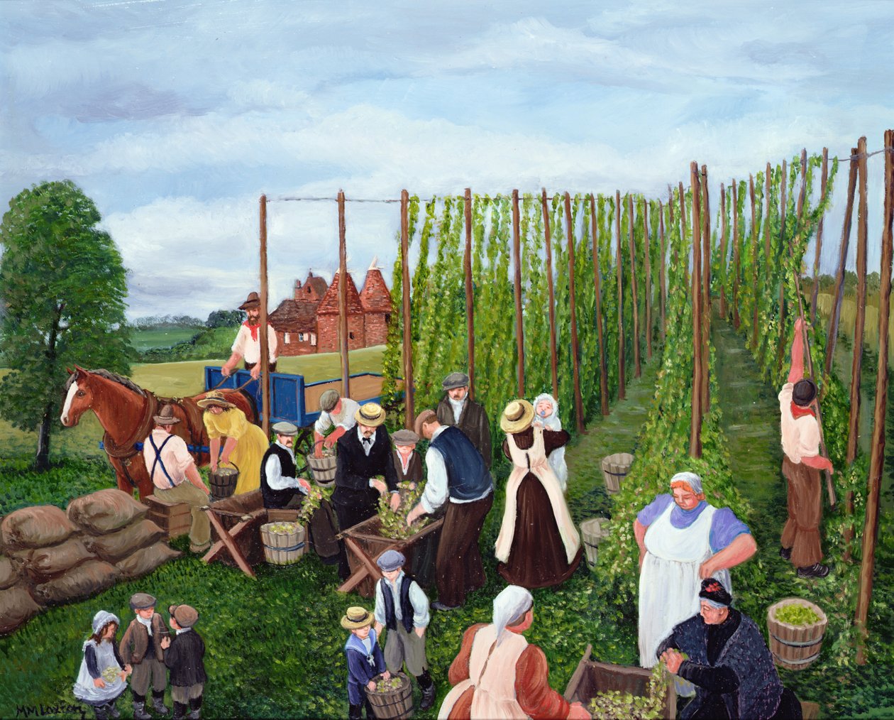 Sbírání chmele od Margaret Loxton