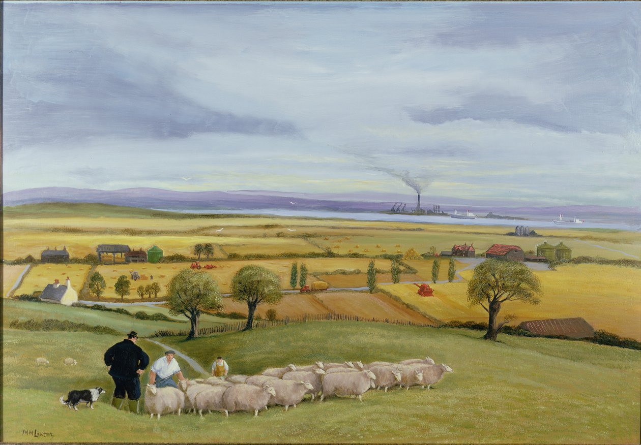 Chovatel ovcí, ostrov Sheppey od Margaret Loxton