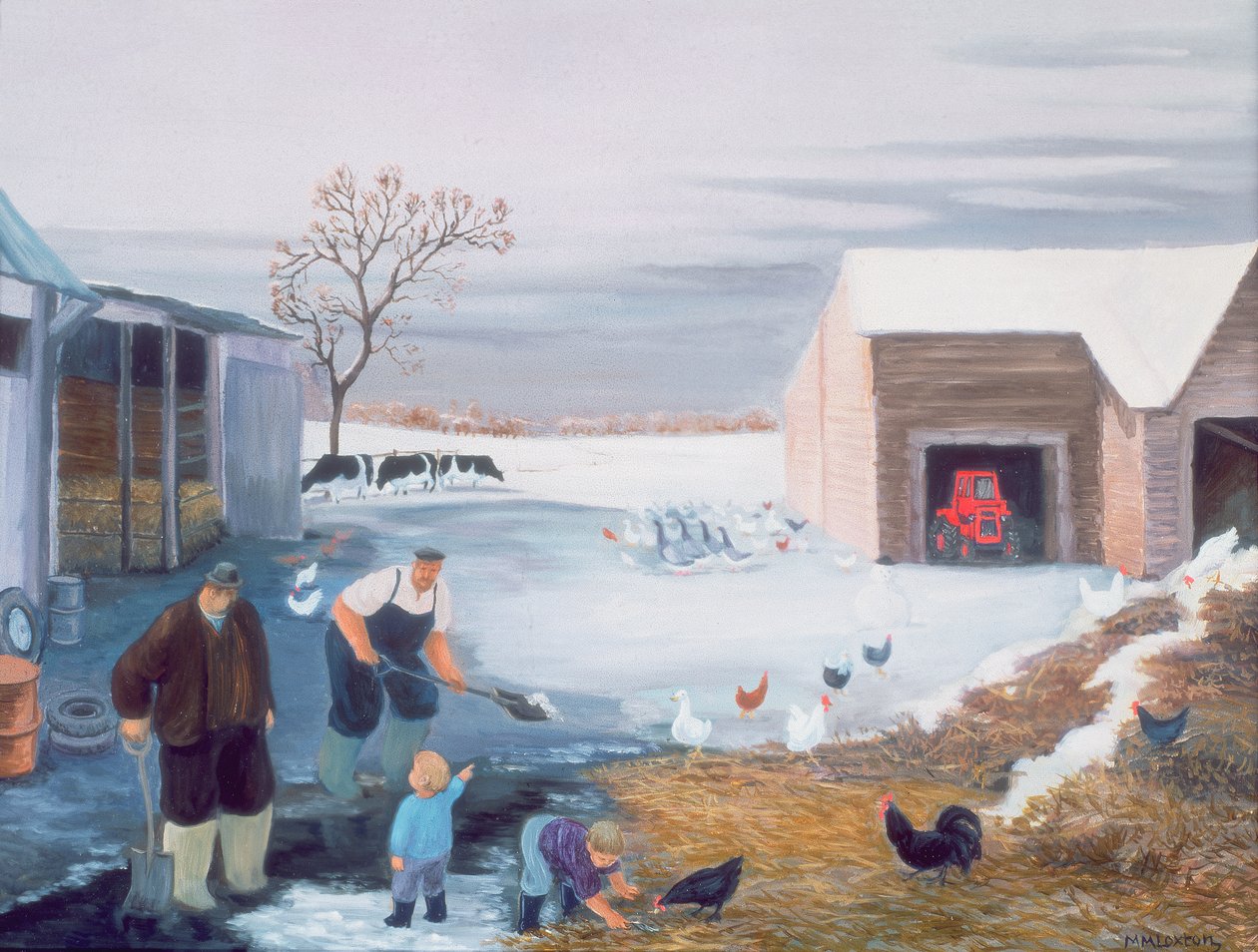 Sníh na farmě od Margaret Loxton