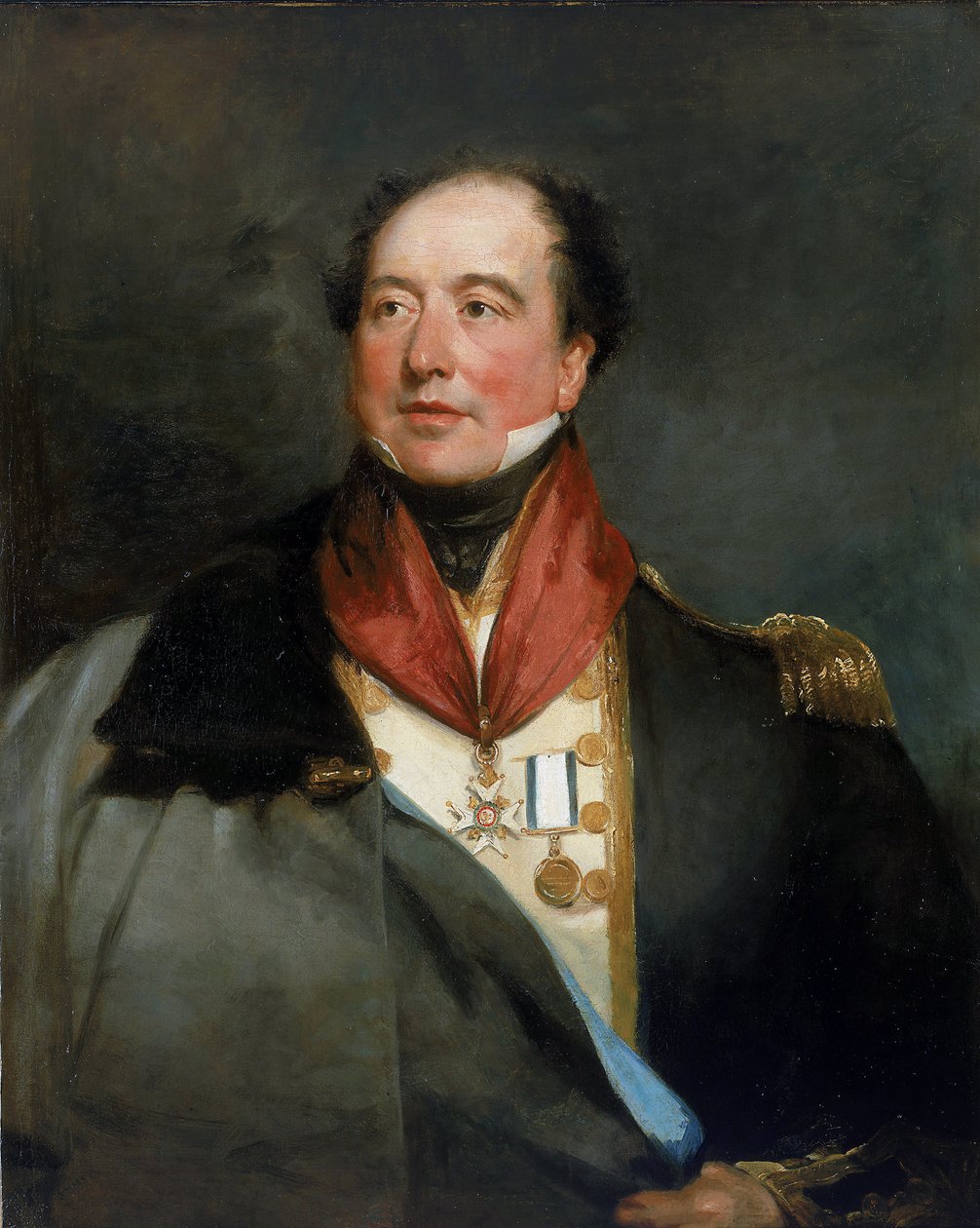 Portrét kapitána sira Christophera Colea (1770-1836), asi 1820-24 (olej na plátně) od Margaret Sarah (1793 1872) Carpenter