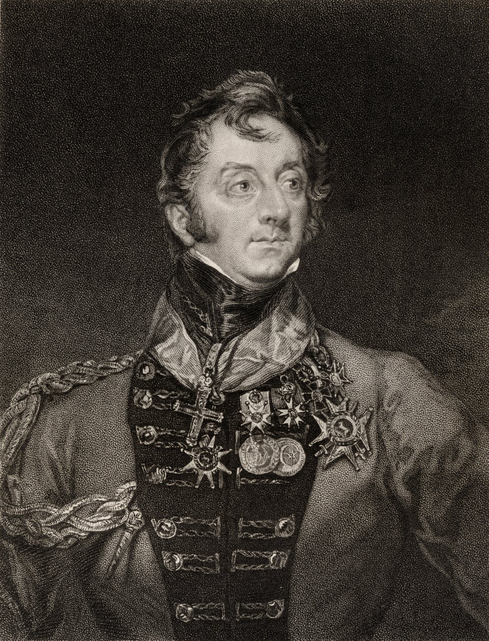 Sir Charles William Doyle (1770-1842) vyrytý Thomasem Hodgettsem (fl. 1801-46) 1827 od Margaret Sarah Carpenter